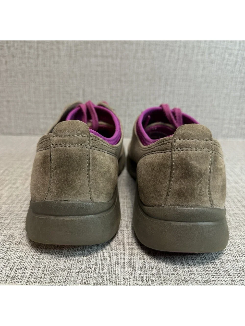 Dansko Shoes Womens Sz 38 EU Tan Suede Leather Elise Comfort Walking Sneaker